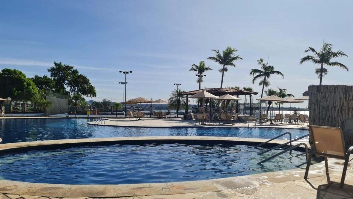 Luxuoso Flat Lake Side Com Vista Para O Lago Brazíliaváros Kültér fotó